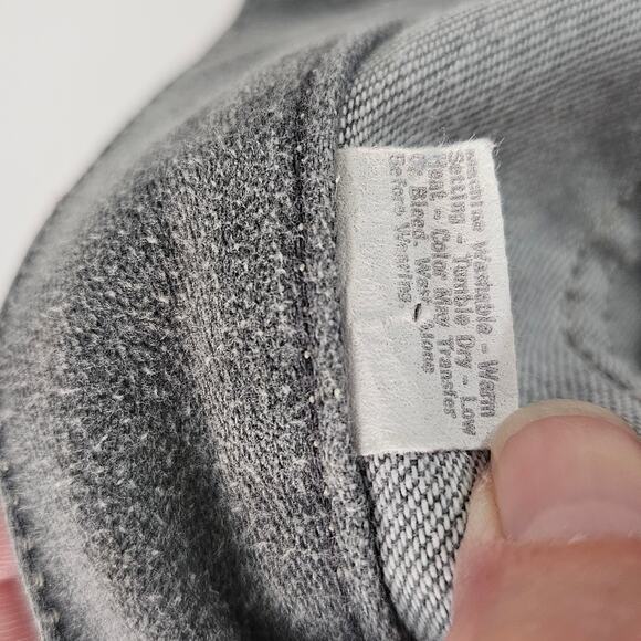 Pants Gray Levis Miners pants jeans no size tag GUC - Picture 10 of 10